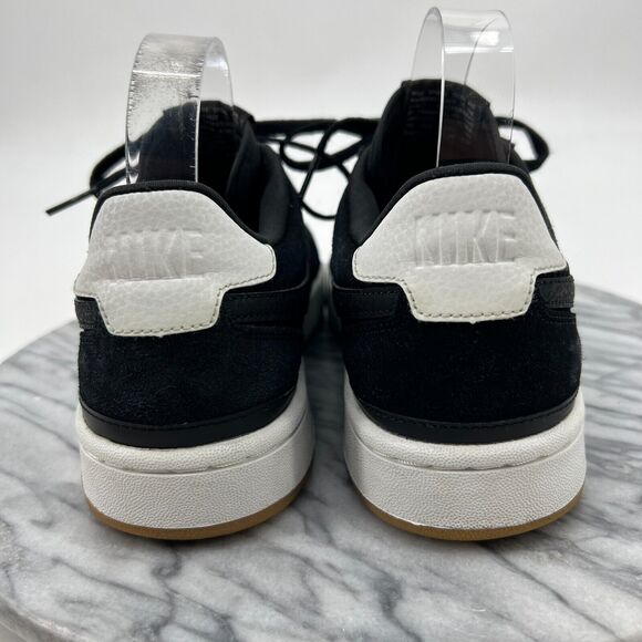 Nike Court Blanc SE Sneaker Womens 9.5 Black Suede Low Top Shoes CK6533-003 - Picture 5 of 11